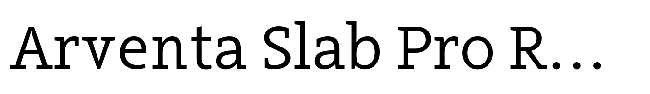 Arventa Slab Pro Regular